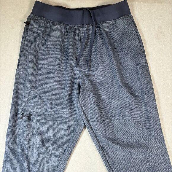 Under Armour Unstoppable Jogger Pants Blue Style 1352027 Mens M Fitted Tapered - Picture 4 of 12